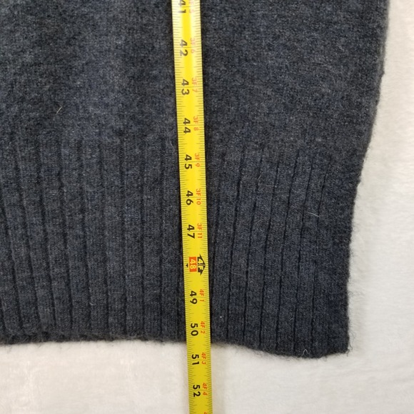 Daily Practice Anthropologie Charcoal Gray Turtleneck Sweater Dress Small MIDI - Picture 9 of 10